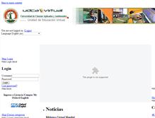 Tablet Screenshot of eduvirtual.udca.edu.co